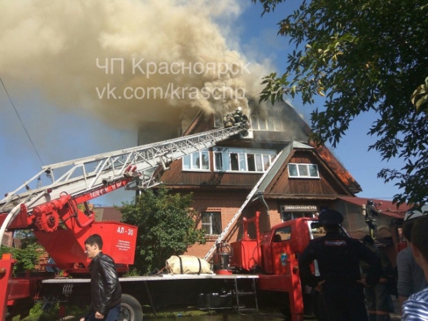 В Красноярске при пожаре в доме престарелых погибли люди
