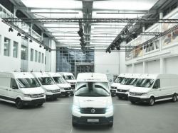 Первые электрофургоны VW e-Crafter выехали на дороги Германии
