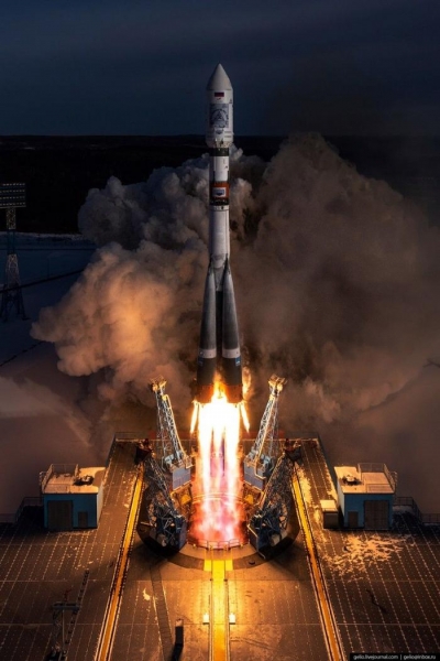 Ракета «Союз» успешно вывела в космос 22 спутника.