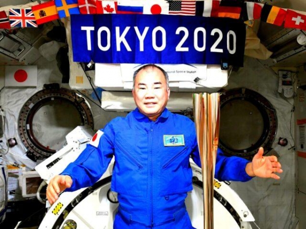Соичи Ногучи приветствовал с МКС начало эстафеты олимпийского огня