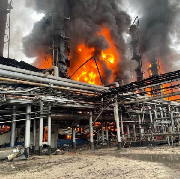 На Ямале горит завод «Газпрома»