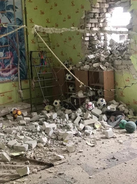 В ЛНР обвинили Киев в бомбежке детского сада. Но он оказался на территории Украины